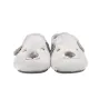 Alberola Z30543 Chaussons Femme Fermés Chiot Peluche Gris Cendre