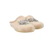 Alberola Z12176 Pantofole Donna Aperte Cuore Leopardato Peluche Crema
