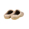 Alberola Z12176 Women's Open-Back House Slippers Leopard Heart Plush Cream