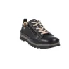 Pikolinos Vigo Baskets Casual Cuir Noir Femme Lacets Zip Latéral Semelle Crantée