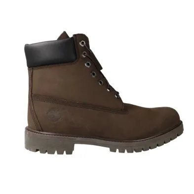 Timberland Premium 6 Inch Waterproof Bottes Lacets Homme Nubuck Marron