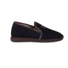 Zapatillas de Casa Hombre Nordikas Top Line 132N Piel Marino y Moka