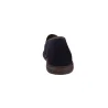 Nordikas Top Line 132N Herren Hausschuhe aus Leder Marine und Mokka