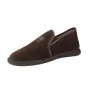 Zapatillas de Casa Hombre Nordikas Top Line 132N Piel Marino y Moka