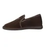 Chaussons Homme Nordikas Top Line 132N en Cuir Marine et Moka