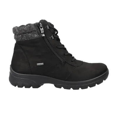 Ara 12-49309 Gore-Tex Women's Winter Lace-Up Ankle Boots with Side Zip