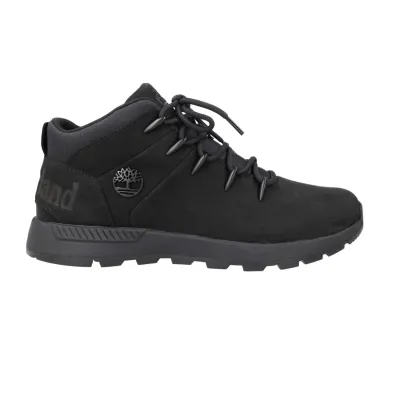 Timberland Sprint Trekker Mid Men's Lace-Up Sneaker Boots Black Nubuck