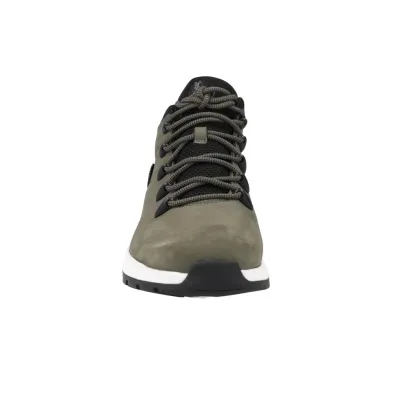 Timberland Sprint Trekker Mid Herren Schnür-Sneaker-Stiefel Nubuk Grün