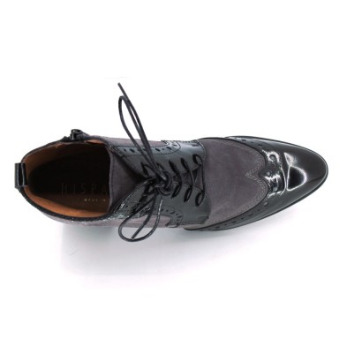 Hispanitas Baltimore Hi-40442 Botin Cordon Mujer Gris - Calzados Vesga