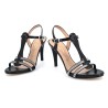 Pepe castell 20010 women diana black dress sandals