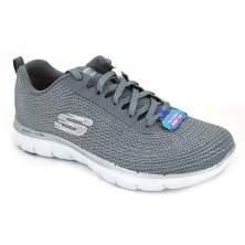 skechers flex sole 2.0 mujer gris