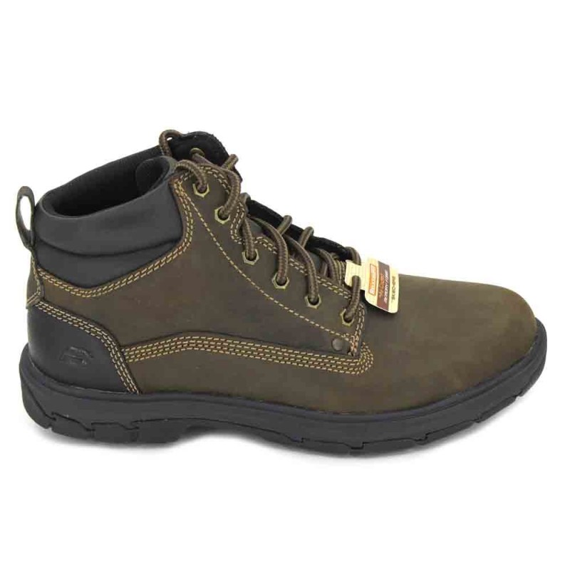 skechers steel toe hombre beige