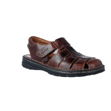 Calzados Vesga Sandalias Casual Cangrejeras para Hombre de Leyland Suave 10034 Color Marrón Foto 2