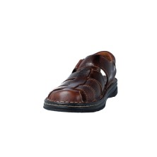 Calzados Vesga Sandalias Casual Cangrejeras para Hombre de Leyland Suave 10034 Color Marrón Foto 4