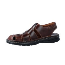 Calzados Vesga Sandalias Casual Cangrejeras para Hombre de Leyland Suave 10034 Color Marrón Foto 5