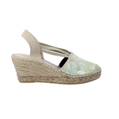 Fabiolas 307180 Sandalias de Esparto con Cuña de Mujer Calzados Vesga