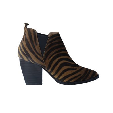 Wonders M-4102 Botines Tobilleros Animal Print de Mujer Calzados Vesga